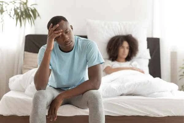 Man upset about ED symptoms Sidcup