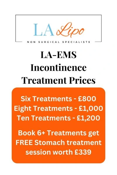 LA-EMS Incontinence Treatment Prices Sidcup