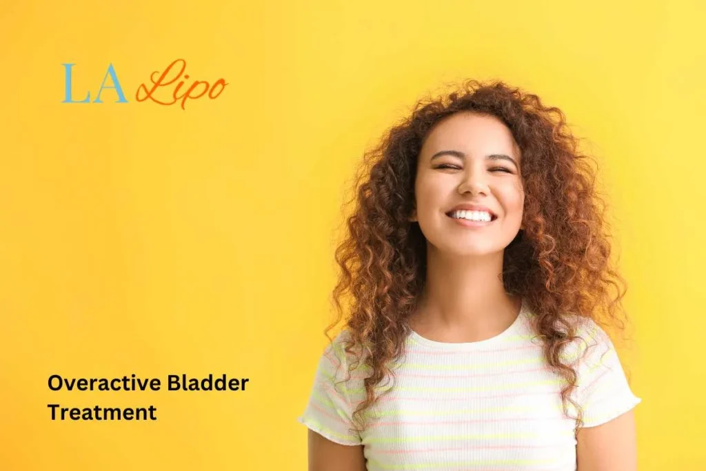woman smiling about overactive bladder treatment Sidcup solutions