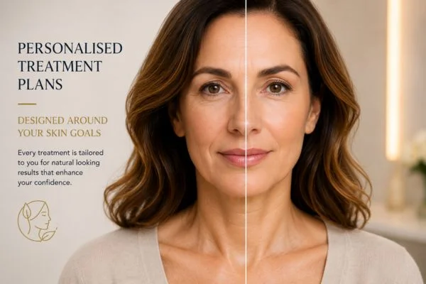 Before and after results of Collagen Lift Therapy Sidcup
